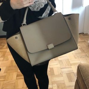 Celine Trapeze Medium, Dune